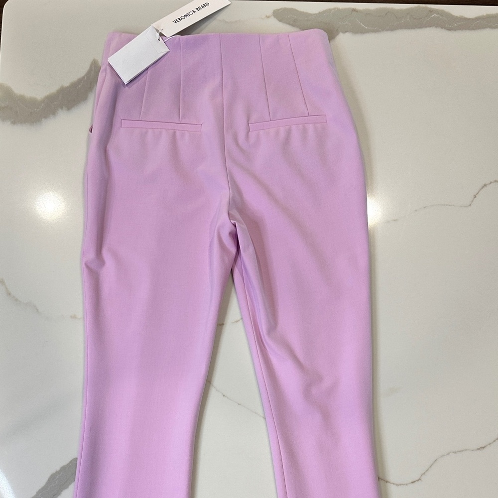NWT Veronica Beard Kean Pant in Orchid - Picture 5 of 10